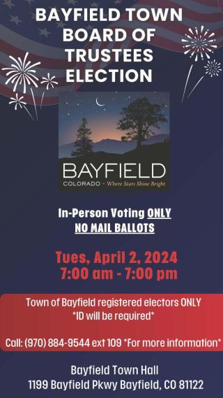 Bayfield election info